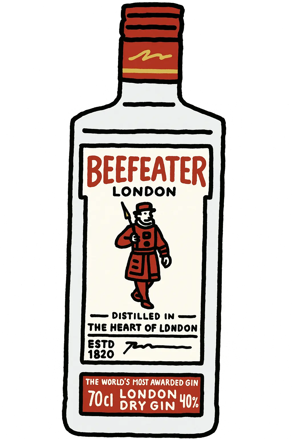 ジンのイラスト