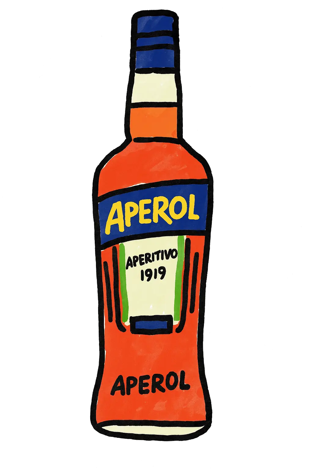 リキュールのイラスト